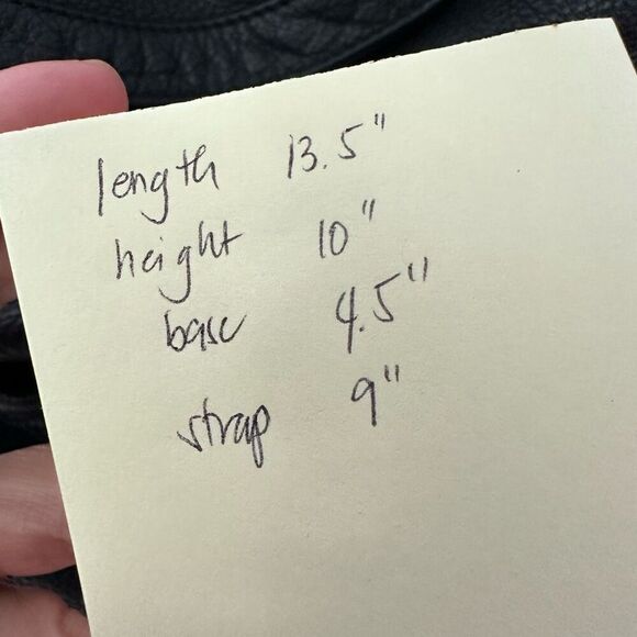 B. Makowsky Magnetic Flap Black Leather Metallic Gray Handles Shoulder Handbag - Picture 11 of 11